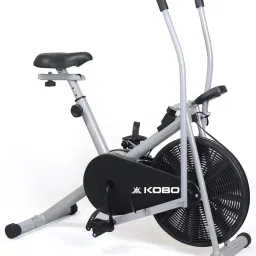 Air Delux Cycle Black Upright Stationary Exercise Bike-27