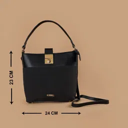 CODE by Lifestyle Women Solid Structured Shoulder Bag image 5