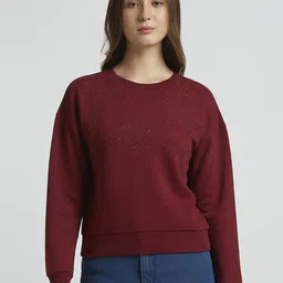 Pepe Jeans Women Embroidered Round Neck Sweatshirt-image-91