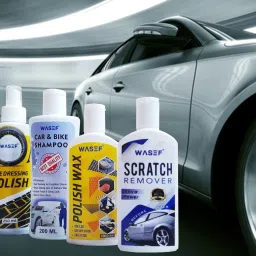 Scratch Remover, Polish Wax, Car & Bike Shampoo, Tyre Dressing Polish Combo-28