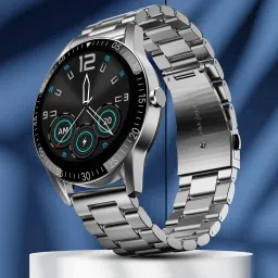 Fire-Boltt Talk 35.3mm (1.39) Bluetooth Calling with SpO2, Metal Body & Luxury Design Smartwatch-4