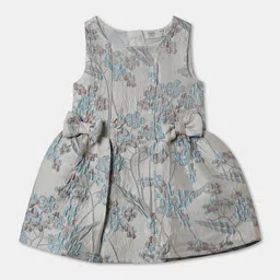 R&B Girls Floral Printed Sleeveless A-Line Dress-picture-18