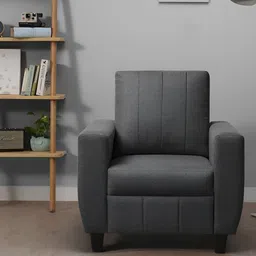 Sleepyhead Bae 1 Seater Sofa Fabric Stone Grey-20