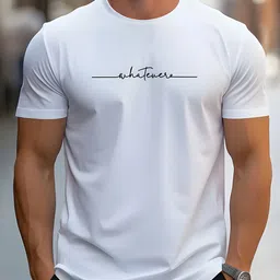 LAUREN ADAMS Typography Printed Pure Cotton T-Shirt-image-52