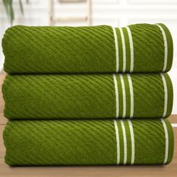 Aura Green 3 Cotton 400 GSM Bath Towel-image-68