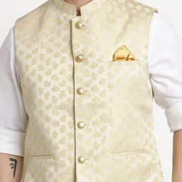 Turtle Printed Nehru Jacket image 2