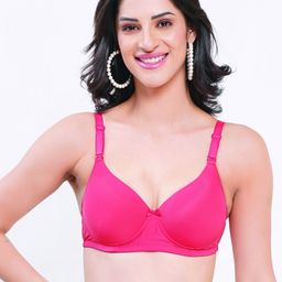 Reveira Solid Medium Coverage Heavily Padded T-Shirt Bra reveira premium bra-36