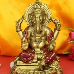 TIED RIBBONS Gold-Toned Religious Idol Showpiece-image-23
