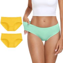 Diving Deep Women Plus Size Pack of 3 Cotton Hipster Briefs-image-97