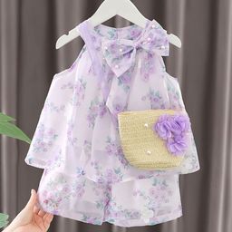 LULU & SKY Girls Printed Top with Shorts-image-20