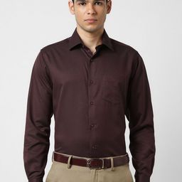 Van Heusen Men Textured Formal Shirt-image-21