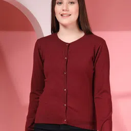 Thirty Threads Women Woollen Cardigan Sweater-picture-35