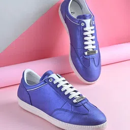 NICO NERINI Women Textured Leather Lace-Ups Sneakers-picture-14