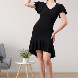 all about you Flutter Sleeve Sheath Dress-image-52