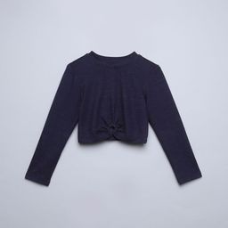 taffykids Girls Cut Out Detail Crop Top-image-10