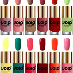 VOLO Set Of 12 Extra Shine Nail Polish- 9.9ml Each-Combo-No-234-15