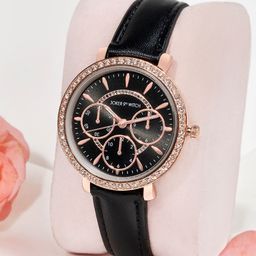 JOKER & WITCH Women Dial & Leather Bracelet Style Straps Analogue Watch AMWW939-picture-1