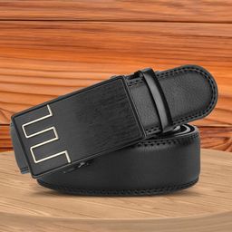 WINSOME DEAL Men Solid Slider Buckle Closure Belt-picture-25