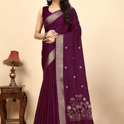 J 6 DESIGNER Embroidered Saree-picture-30