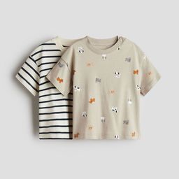 H&M 2-Pack Cotton T-shirts-image-81