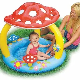 Inflatable Baby Mushroom Paddling Pool Swimming Float Summer Outdoors Inflatable Swimming Pool-image-48