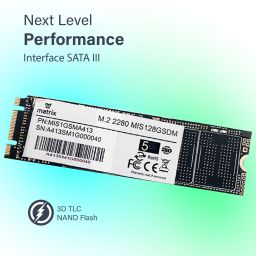 MATRIX M.2 SOLID STATE DRIVE 128 GB Desktop, Laptop Black M.2 Internal Solid State Drive (SSD) (XS00M100128) image 2