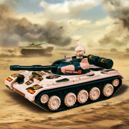 Indian Tank | Best Gift for Kids | Travel Toys | Birthday Gift |Friction-1