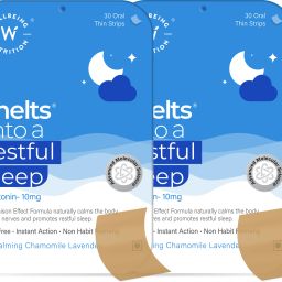 Melts Restful Sleep Plant-Based Melatonin 10mg for Natural Sleep Cycle-image-11