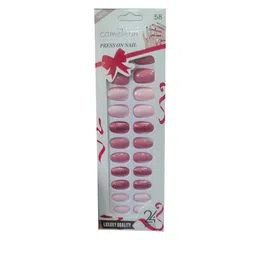 Cameleon Press On Nails With Filer & Glue - Tab 58 - 24 Pieces-image-91