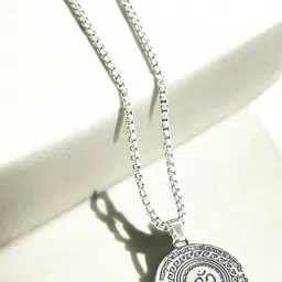 Nitant Om Mantra Written Pendant Chain-picture-10