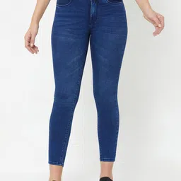 Kraus Jeans Women Skinny Fit High-Rise Light Fade Non Stretchable Jeans-picture-29