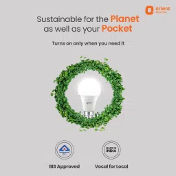 orient electric 12 W Motion Sensor Round B22 LED Bulb image 4