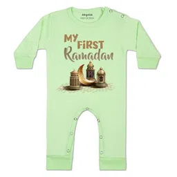 arvesa My First Ramadan Printed Baby Rompers-picture-26