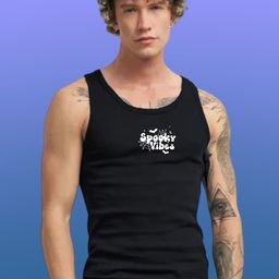 Uniplanet store Printed Scoop Neck Gym Vest UVM-LG-SPOOKY-BLK-S-image-71