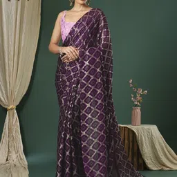 KALINI Geometric Printed Saree-picture-0