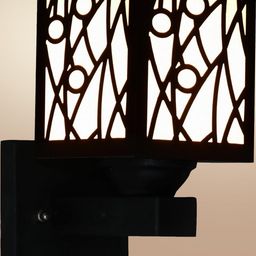 Gojeeva Black Wood Square Wall Lamps-picture-36