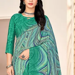 DIVASTRI Abstract Printed Saree image 3