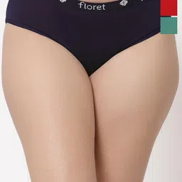 Floret Set Of 3 Basic Mid-Rise Briefs-47