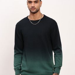 SHOWOFF Men Cable Knit Round Neck Pullover-image-64