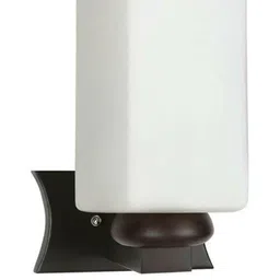 Somil Premium Designer Glass Wall / Night Lamp Elegant & Stylish Dcor Accent for Modern Interiors, color, White, Size:- 17 X 24.5 X 30 CM-18