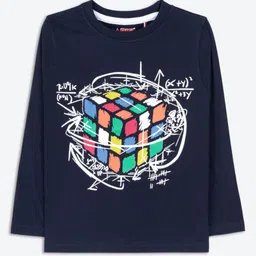 ariel Boys Graphic Printed Round Neck Cotton T-shirt-picture-5