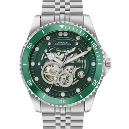 French Connection Men Skeleton Dial Analogue Automatic Motion Watch FCA19NSM-19