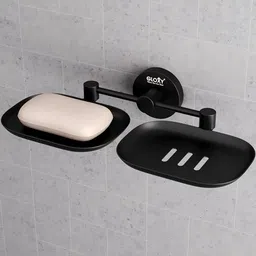 GLOXY Black Solid Stainless Steel Soap Dish-picture-15