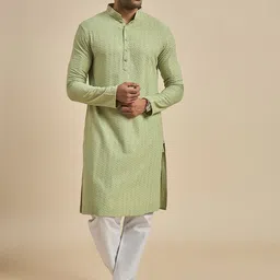 Anouk Men Thread Work Kurta-9