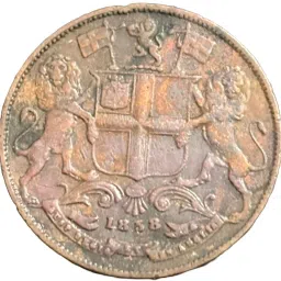 1858 X Rare Quarter Anna High Grade East India Company Medieval Coin Collection-image-1