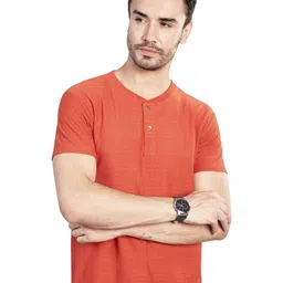 BE POSITIVE Men Henley Neck T-shirt-image-26