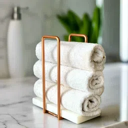 Mason Home Rose Gold & White Marble Towel Holder-21