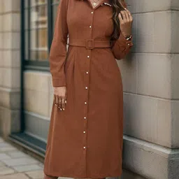 StyleCast A-Line Midi Dress-image-55