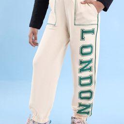 Honeyhap Boys Printed Pure Cotton Mid Rise Joggers-picture-27