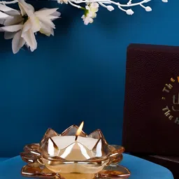 THE HOME CO. Gold-Toned Candle Holder-image-92